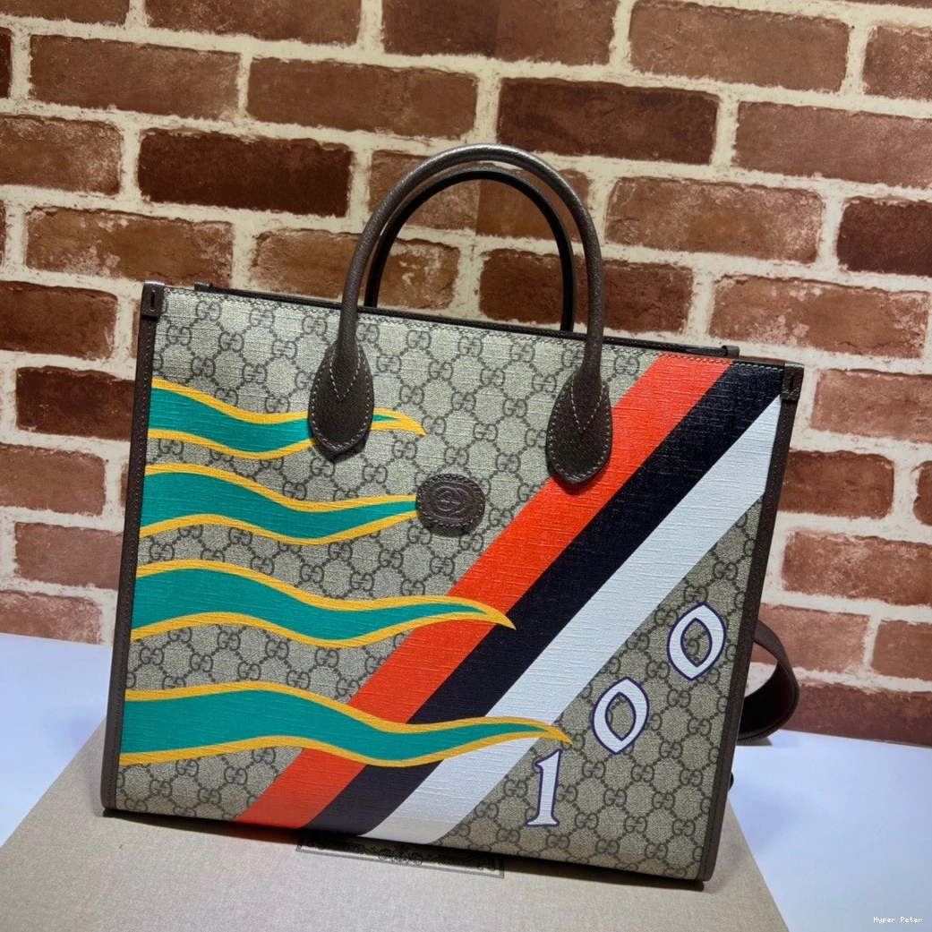 Hyperpeter with Interlocking G Medium tote Gucci 0716